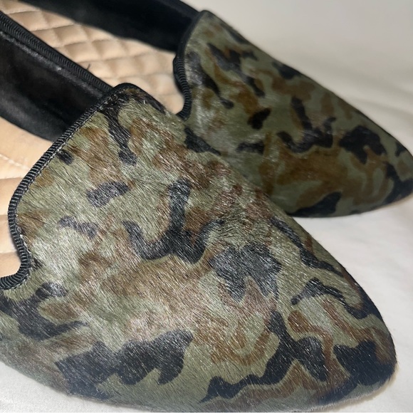 Birdies Blackbird Camo Loafers | Luxe Calf Hair Slip On | Cool Girl Casual - Picture 9 of 9